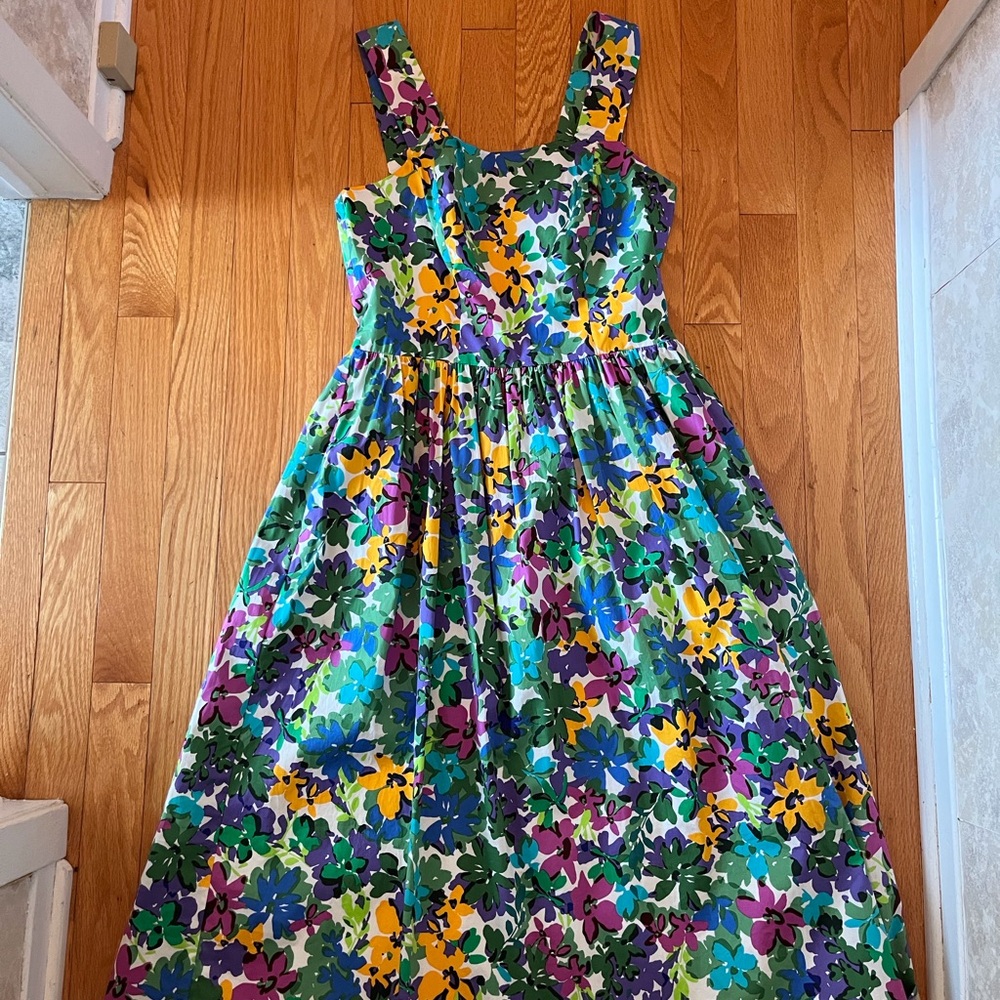 Maggy London Blue Smocked Sundress for Wedding Guest
